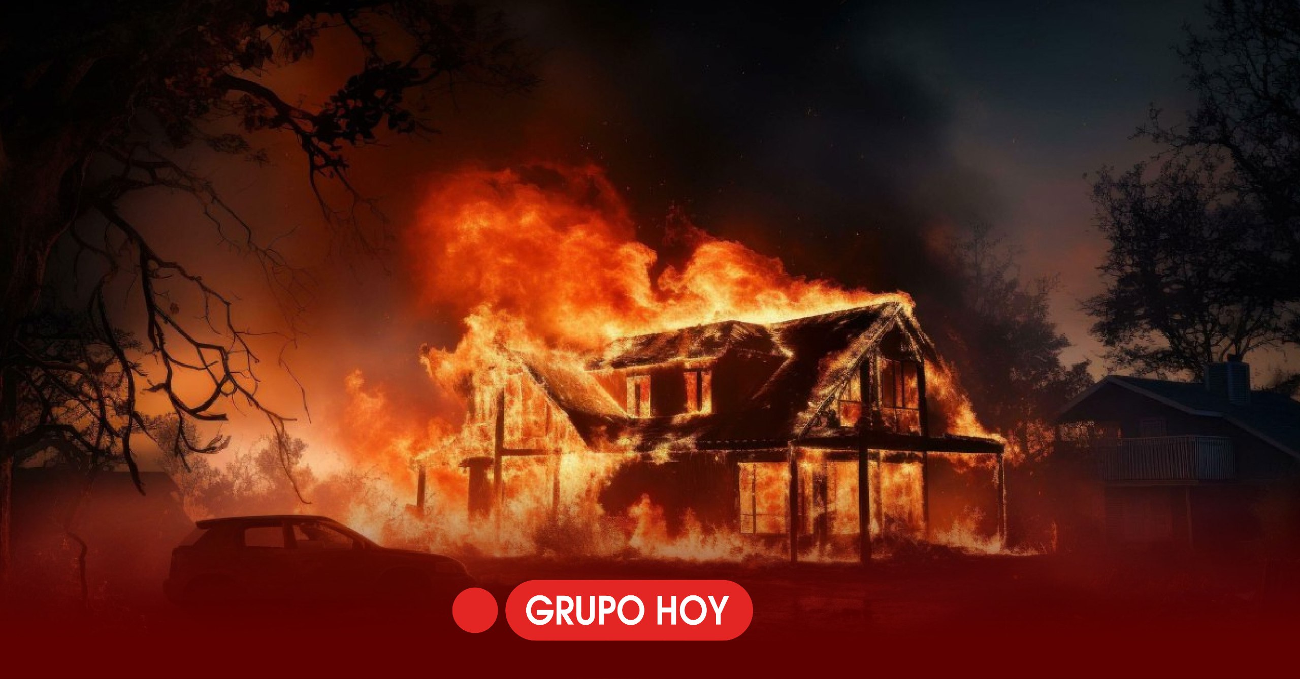 Tragedia en Potrerillos: Incendio en vivienda causa la muerte de un hombre mayor