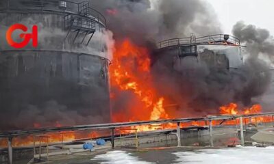 Ataques con drones ucranianos en Rusia dejan un niño muerto e incendian terminal petrolera