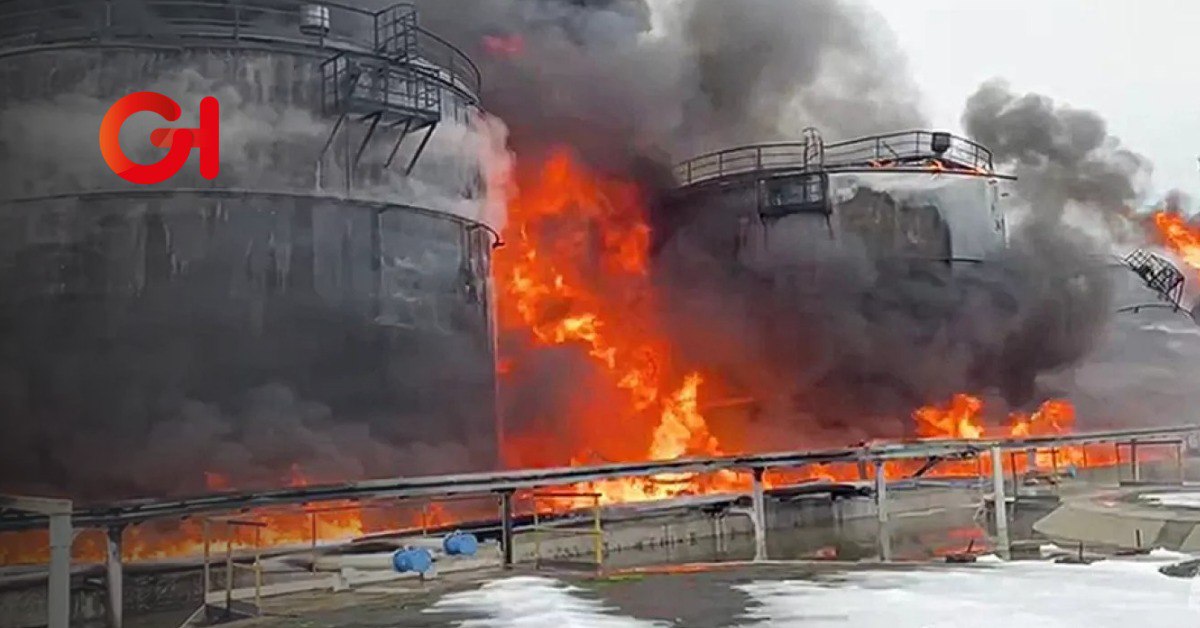 Ataques con drones ucranianos en Rusia dejan un niño muerto e incendian terminal petrolera