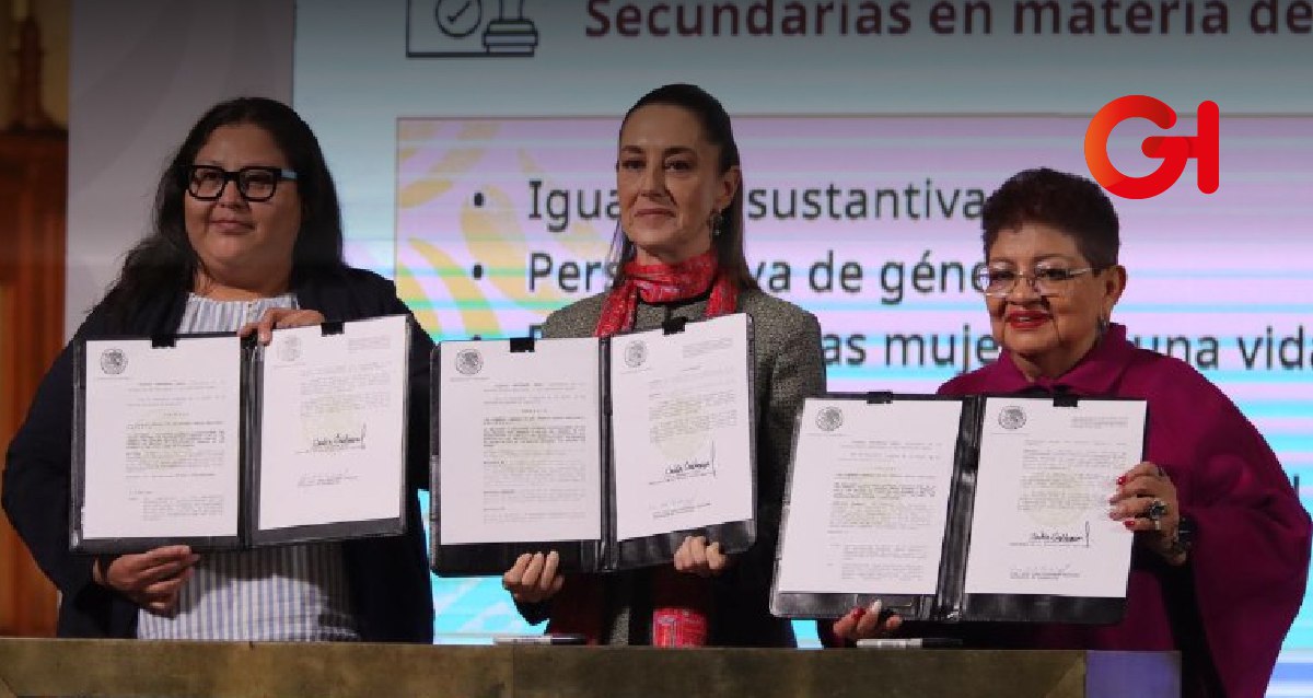 Claudia Sheinbaum firma decreto histórico en favor de la igualdad y los derechos de las mujeres