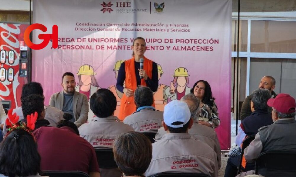 Entrega de uniformes y equipo de protección a personal del IHE