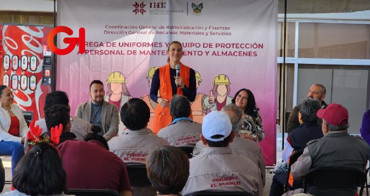 Entrega de uniformes y equipo de protección a personal del IHE