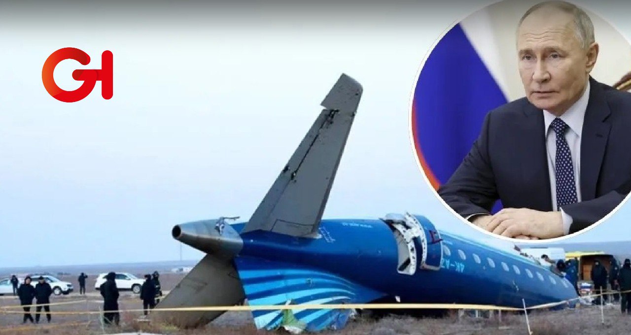 Putin admite que el sistema de defensa antiaéreo ruso estuvo activo durante la caída del avión azerbaiyano