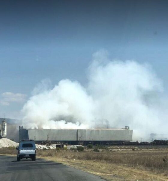 Incendio en Ciudad Sahagún: humo tóxico obliga a cerrar 42 escuelas